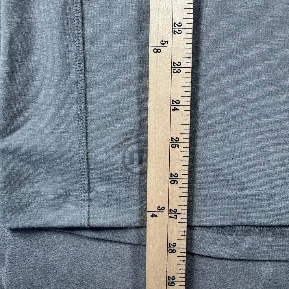 Travis Mathew Pullover Mens Medium Heather‎ Gray Quarter Zip Performance Golf